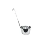 image of CAC China DPRS-32H Stainless Steel Dipper, 32 oz/1 Qt., 12-1/2" Hook Handle