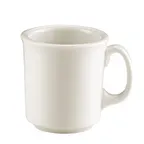 image of CAC China EDM-14-AW - Eddie Jumbo Mug, 14 oz (4" Dia x 4" H) White Ceramic, Microwave Safe - 1 Dozen