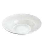 image of CAC China EVT-130 - Everest 12" Round Pasta Bowl, 22 oz Bone White Porcelain, 2-3/8" H - 1 Dozen