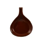 image of CAC China FP-18-BWN - 18‑oz Fry Pan Server 10"x8¼"x1¼" Brown Ceramic Microwave Safe - 1 Dozen