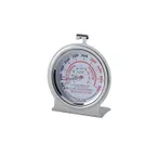 image of CAC China FPMT-OV7 Oven Thermometer, 3" Dial, Glass, Top Hook, 500‑580°F Range, NSF Certified