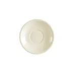 image of CAC China FR-36 Saucer, 4.5" Dia x 0.75" H, Round White Stoneware Ceramic, Dishwasher Safe - 1 Dozen