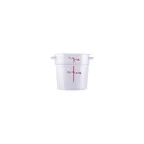 image of CAC China FS1P-1C Storage Container, 1 Qt., Stackable, Polycarbonate, Dishwasher & Freezer Safe