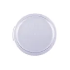 image of CAC China FS1R-1282CV-C Food Storage Cover, Clear Polycarbonate, Round, for 12, 18 & 22 qt