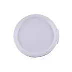 image of CAC China FS3R-1282CV-W Food Storage Container Cover, Round, 12-22 qt, White, Polypropylene, BPA Free
