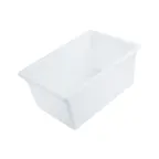 image of CAC China FS4F-15W Food Storage Box, 22 Gallon, 26"L x 18"W x 15"H, Polypropylene, White, BPA Free