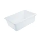 image of CAC China FS4F-9W Food Storage Box, 13 Gallon, 26"L x 18"W x 9"H, Polypropylene, White, BPA Free