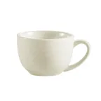 image of CAC China GAD-1 Garden State Coffee Cup, 7 oz Bone White Porcelain, Dishwasher Safe - 1 Dozen