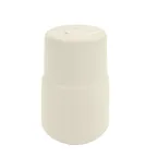 image of CAC China GAD-SS - Salt & Pepper Shaker 1.25"L x 1.75"W x 2.75"H Bone White Safe - 1 Dozen