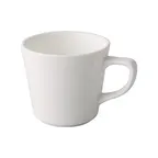 image of CAC China GDC-1 Grand Canyon Cup 7.5 oz (3¼" Dia x 3" H) White Porcelain, Dishwasher Safe - 1 Dozen