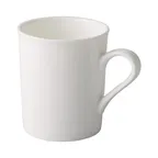 image of CAC China GDC-17 Grand Canyon 10‑Oz China Mug, Bone White Porcelain, Microwave Safe - 1 Dozen