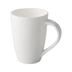 image of CAC China GDC-M12 12‑Oz Porcelain Mug, 3‑¼" Dia x 4‑¼" H, Bone White, Dishwasher Safe - 1 Dozen