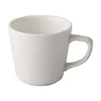 image of CAC China GW-1 Great Wall Cup, 7.5 oz (3.5" Dia x 3" H) White Porcelain, Microwave Safe - 1 Dozen