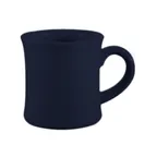 image of CAC China HAR-75-CBU - 7.5oz Mug, 3-1/4" Dia x 3⅞" H, Blue Ceramic, Dishwasher Safe - 1 Dozen
