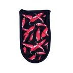 image of CAC China HCCT-1CP Pot & Pan Handle Cover, 6-1/2" x 3-1/2", Heat Resistant CottonChili Pepper 1Dozen