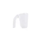 image of CAC China IBIN-613SCP Scoop, 2.5 Cups, Plastic, Flat Bottom, 13-20 oz - Each