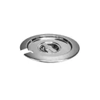 image of CAC China INSS-70C Stainless Steel Cookware Cover, Round, Flat, for INSS-70F - 1/Each
