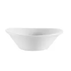 image of CAC China JEL-2 - Porcelain Sauce Dish, 1-1/2 oz (3.5"L x 3"W), White Safe - 1 Dozen