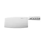 image of CAC China KCCS-84 Cleaver Knife, 8" Stainless Steel Handle, Stainless Steel Blade
