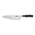 image of CAC China KFCC-85 Scharfe Chef Knife 8-1/2" Forged Full Tang, High‑Carbon Steel, Black Handle