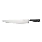 image of CAC China KFCC-G120 Chef Knife – 12" Forged Tang, High‑Carbon Steel Blade, Tempered, Black Handle