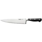 image of CAC China KFCC-G80 Schnell Chef Knife, 8" Forged Full Tang, High-Carbon Steel Blade, Black Handle