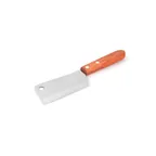 image of CAC China KMCW-42 Mini Cleaver Knife, 3-5/8", Wooden Handle, Stainless Steel Blade