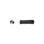 image of CAC China KTCG-MB03 ComfyGrip Melon Baller, 6-7/8", Stainless Steel, Black Soft-Touch Handle