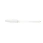 image of CAC China KUSB-R-10 Commercial Spatula, 10" Rubber Blade, White Handle, BPA Free