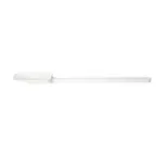 image of CAC China KUSB-R-16 Commercial Spatula, 16-1/4", Rubber Blade, White Handle, BPA Free