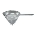 image of CAC China KUSN-10X 10" Extra Fine Mesh Stainless Steel China Cap & Bouillon Strainer