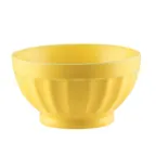 image of CAC China LTE-B5-SFL - Sunflower Porcelain Bowl, 5¼" Dia x 2⅞" H, 18 oz Dishwasher Safe - 1 Dozen