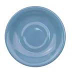image of CAC China LV-2-LBU - Round Stoneware Saucer 6" Dia x 1" H Light Blue Dishwasher Safe - 1 Dozen