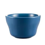 image of CAC China LV-4-LBU - Las Vegas Bowl 7.25 oz 4" Dia x 2.5" H Blue Ceramic Microwave Safe - 1 Dozen