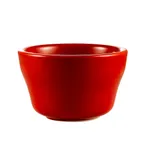 image of CAC China LV-4-R - 7.25 oz Las Vegas Bowl, 4" Dia x 2.5" H Ceramic Red, Dishwasher Safe - 1 Dozen