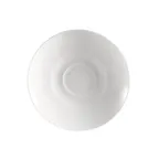 image of CAC China MAJ-36 Majesty Saucer, 4.5" Diameter Round White Bone China, Oven Microwave Safe - 1 Dozen