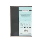 image of CAC China MCC1-14BN Menu Cover - 8-1/2" x 14" Legal Size Faux Leather Brown Booklet Style