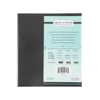 image of CAC China MCC2-11BK Menu Cover - 2‑Panel Letter Size 8‑1/2" x 11" Faux Leather Black Booklet