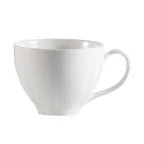 image of CAC China MDN-1 Porcelain Coffee Cup, 7.5 oz, 4.75" Dia x 3.25" H, Bone White, Microwave Safe - 1 Dozen
