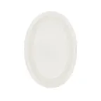 image of CAC China MLDNR-14 Oval Platter, 13.25" W x 9.625" D x 1.125" H, Black Cherry Melamine, 1 Dozen