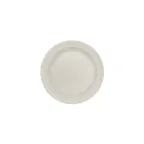 image of CAC China MLDNR-6 Dwight Plate, 6.5" x 6.5" x 0.75" Narrow Rim, Ivory Round Melamine - 1 Dozen