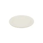 image of CAC China MLDNR-7 - 7.25" Round Ivory Melamine Plate, Narrow Rim, 0.75" Height - 1 Dozen