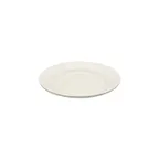 image of CAC China MLDRE-6 Dwight Round Plate, 6.5" x 6.5" x 0.75" Rolled Edge, Melamine, Ivory - 1 Dozen
