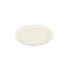 image of CAC China MLDRE-8 - 9" x 9" Round Ivory Melamine Plate with Rolled Edge, 0.875" Height - 1 Dozen