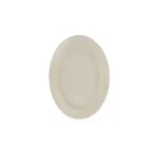 image of CAC China MLJSP-13 Jasper Oval Platter, 11.5" W x 8.25" D x 1" H, Melamine, Black Cherry - 1 Dozen