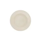 image of CAC China MLJSP-3 Jasper Rim Soup Plate, 10 oz 9"×9" Deep Round Melamine, Ivory - 1 Dozen