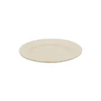 image of CAC China MLJSP-5 Jasper Plate, 5.5" x 5.5" Round Melamine, Ivory Rolled Edge - 1 Dozen