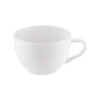 image of CAC China MLNC-1 - Maxwell Short Plastic Mug, 7.5 oz (3.75") White Melamine - 1 Dozen
