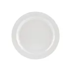 image of CAC China MLNC-7 Maxwell Plate, 6¼" Round Narrow Rim, White Melamine Dishwasher Safe - 1 Dozen