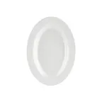 image of CAC China MLRN-13 Oval Platter, 11½" L x 8¼" W, White Melamine, Dishwasher Safe - 1 Dozen